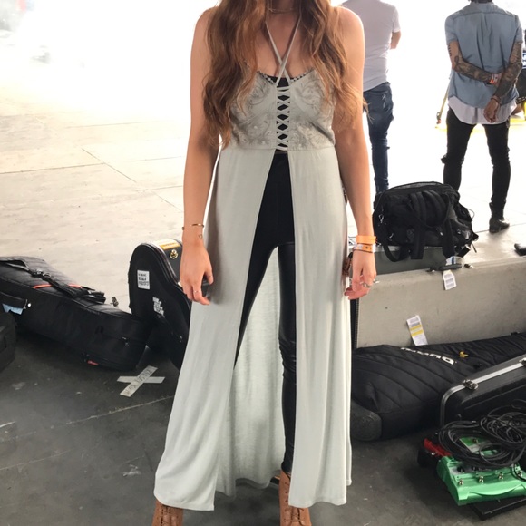 Sun & Shadow Embroidered Maxi Top - Picture 2 of 7